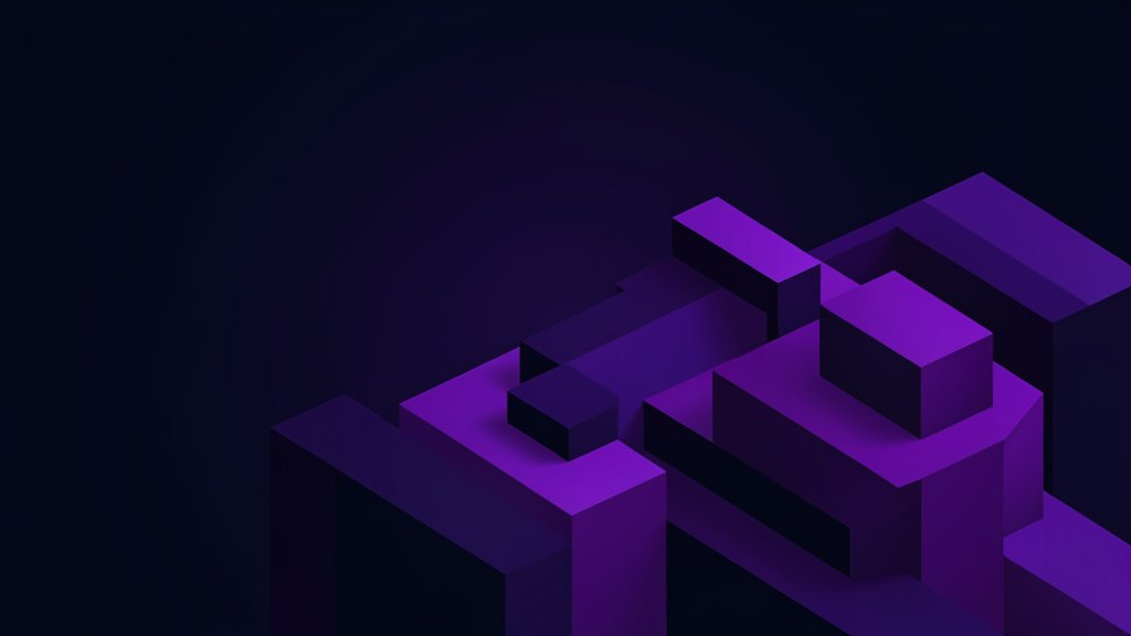 Abstract dark navy and purple graphic representing business resilience and durability in South Africa