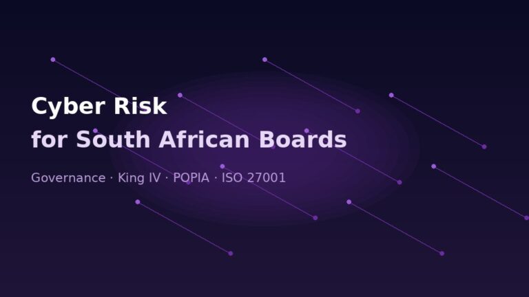 cyber risk board members South Africa