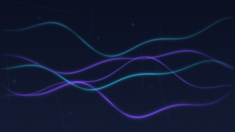 endpoint security - abstract dark theme illustration